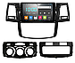 Магнітола для Hilux Fortuner 2007-2015 на Android | Сенсорний екран, GPS, Bluetooth, камера заднього виду, фото 4