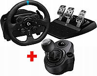 Руль, манипулятор игровой Logitech G923 + Shifter PS5/PS4/PC