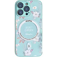 TPU+PC чехол Secret Garden with MagSafe для Apple iPhone 11 Pro Max (6.5"), Mint