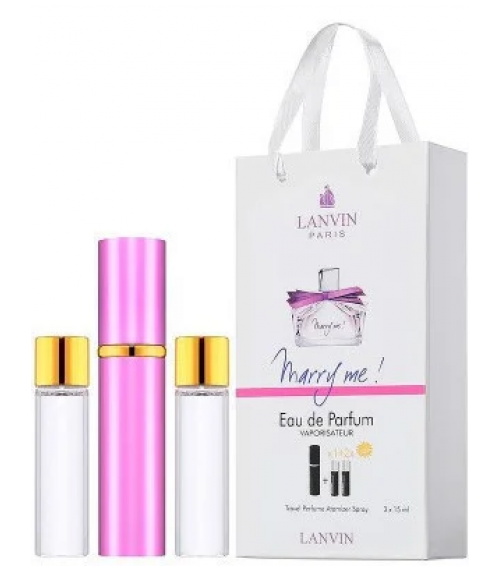 Мініпарфуми жіночі з феромонами Lanvin Marry Me 3х15 мл