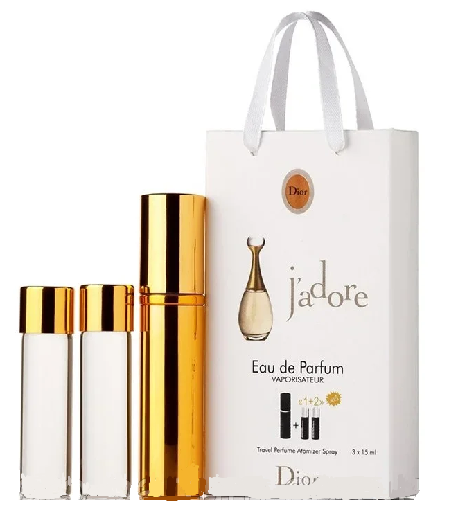 Мініпарфуми жіночі з феромонами Dior Jadore 3х15 мл