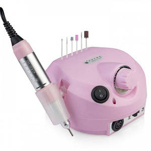 Фрезер для манікюру BUCOS Nail Drill ZS-601 PRO PINK на 45 Вт./35000 обертів (+6 фрез у подарунок)