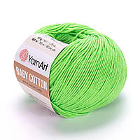 Пряжа YarnArt Baby Cotton, Яблуко №438, (Ярнарт Бебі Коттон) 50гр., 165м. нитки для вязания