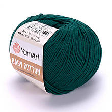 Пряжа YarnArt Baby Cotton, Океан №444, (Ярнарт Бебі Коттон) 50гр., 165м. нитки для в'язання