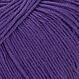 Пряжа YarnArt Baby Cotton, Фіолетовий №455, (Ярнарт Бебі Коттон) 50гр., 165м. нитки для в'язання, фото 3
