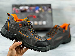 Спецвзуття кросівки чоловічі захисні робоче євро взуття демісезонна роба для працівників з металевим підноском польша