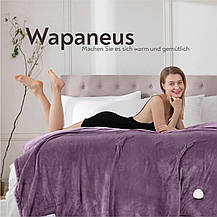Електрична ковдра WAPANEUS із 6 режимами нагрівання й автоматичним вимкненням, Amazon, Німеччина, фото 3