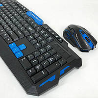 Набор для геймеров компьютерные мыши и клавиатуры HK-8100 | Беспроводная клавиатура IJ-305 и мышь