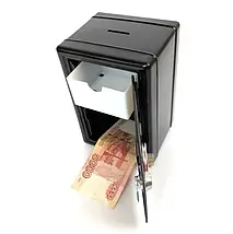 Скарбничка Металевий Сейф Metal Safe Radio Радіо, фото 4