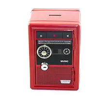 Скарбничка Металевий Сейф Metal Safe Radio Радіо, фото 6