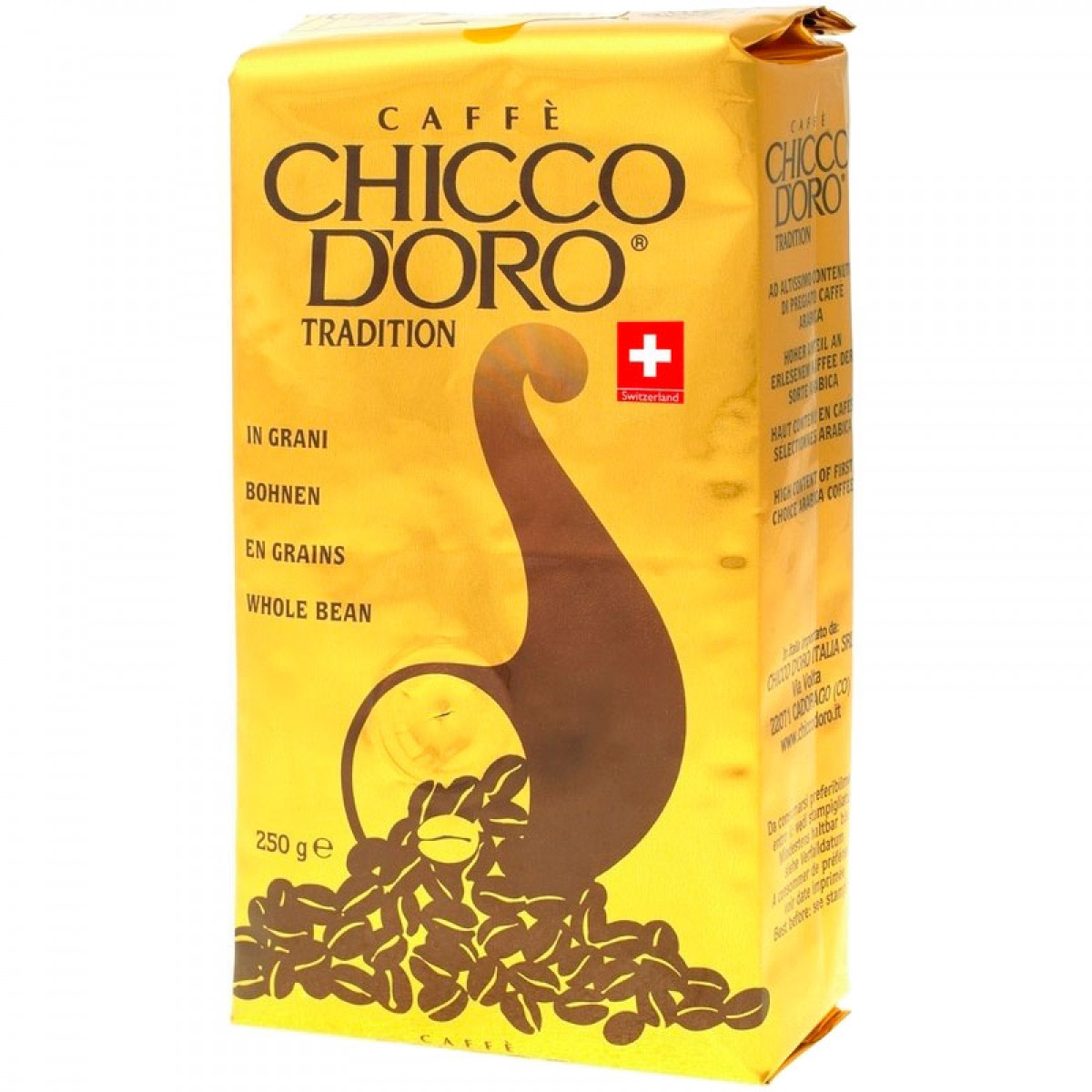 Кофе молотый Caffè Chicco D'oro Tradition 250г Оригинал Швейцария Чико Доро