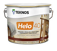 Teknos Helo 40 полуглянцевый лак для дерева 0,9л