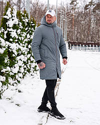 Зимова чоловіча парка куртка на зиму для чоловіка
