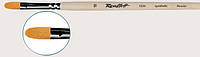 Кисть синтетика овальная мягкая, для работы с акварелью и гуашью, серия 1232, № 7