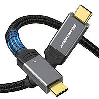 Кабель Uzanpie USB4 0.8м поддерживает зарядку 100 Вт.