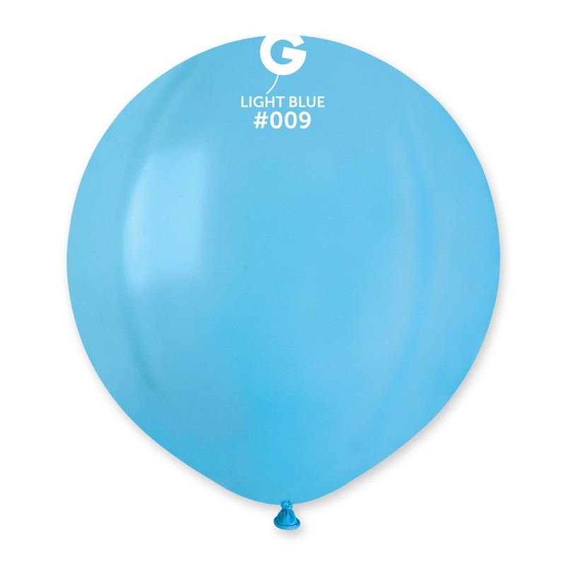 Латексна повітряна кулька 19'' (48см) LIGHT BLUE (#009 GEMAR