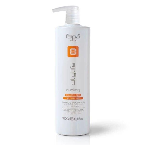 FAIPA CITY LIFE Curl Revive Shampoo Шампунь для кучерявого волосся з Морингою pH4.0, 1л (Оригінал)