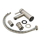 Мийка кухонна Lidz 5845 + кран для кухні Lidz + душова панель Lidz + кран для раковини Aria 001F, фото 8