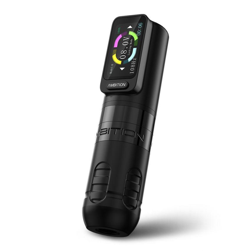 Тату машинка Ambition Zetton Wireless Tattoo Machine Stroke 3.4mm , 3.8mm, бездротова модульна, фото 1