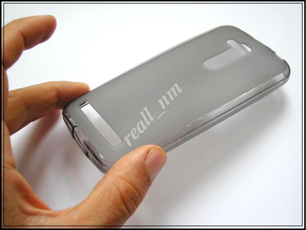 Серый силиконовый чехол накладка-бампер для Asus Zenfone Go ZB452KG x014d - фото 4 - id-p366031477