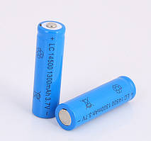 Акумулятор 14500 Li-Ion 1300 mAh 3,7V синій