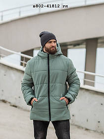 Куртка зимова подовжена чоловіча в802-41812 гл