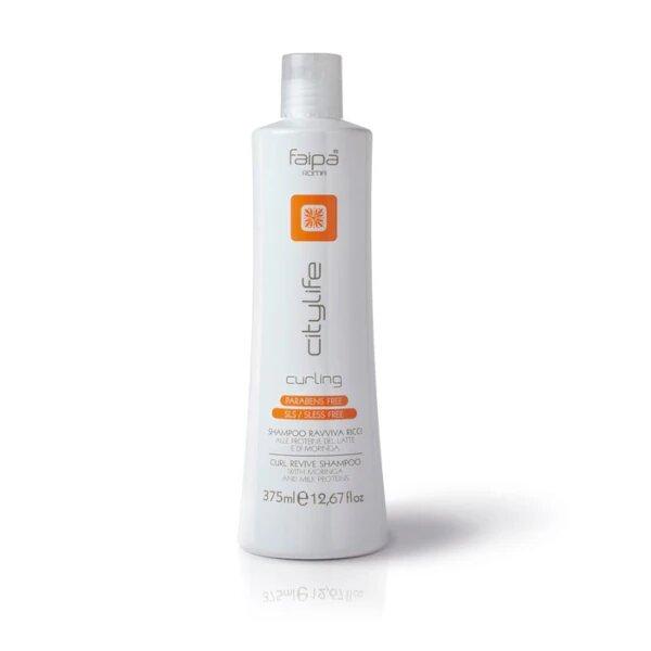 FAIPA CITY LIFE Curl Revive Shampoo Шампунь для кучерявого волосся з Морингою pH4.0, 375мл (Оригінал)