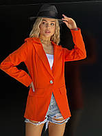 Модный стильный женский пиджак,в топовых летних цветах.Креп-костюмка 42-44,46-48 Цвета 5