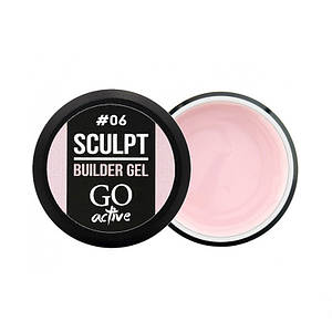 Білдер-гель GO Active Sculpt Builder Gel Rose Ash 06, попіл троянди, 12 мл