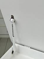 Стіл та стілець в дитячу, столик із підйомним механізмом 53х60х45 стільчик для відпочинку 26.5х26х25, білий, фото 6