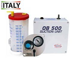 Стаціонарний медичний аспіратор OB 500 | Потужність 800 мбар, ємність 1000 мл, автоклав, настінне кріплення