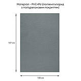 Самоклеюча екошкіра у рулоні 1.37х1м х 0.5мм Темно-сірий SW-00001154, фото 2