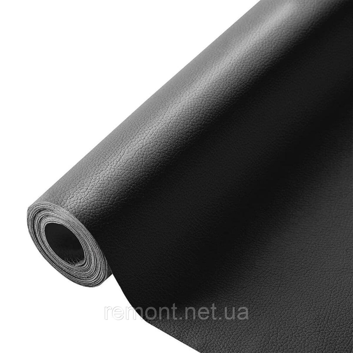 Самоклеюча екошкіра у рулоні 1.37х3м х 0.5мм Чорний SW-00001413, фото 1