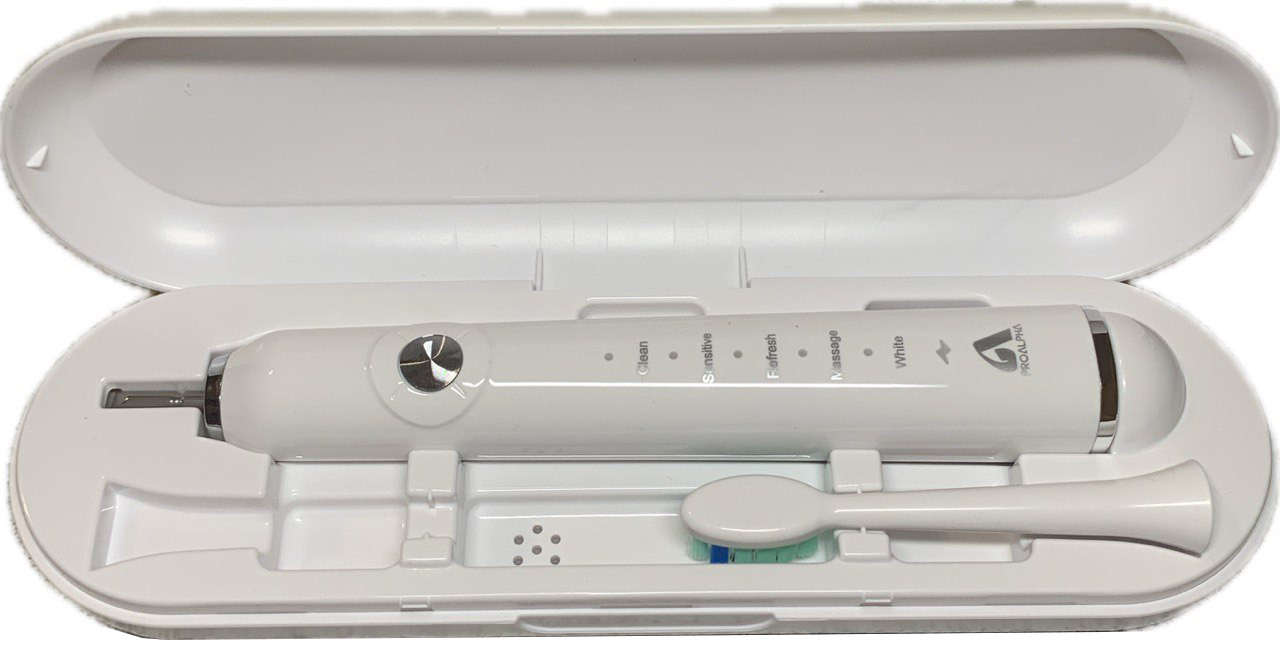 Електрична звукова зубна щітка Proalpha Smart P200 Білий, фото 1