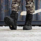 Берці зимові на хутрі (GRIFON) з закритим носком (Чорні), фото 5