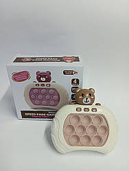 Гра Finger Press Pop-It Console  ведмедик  в коробці