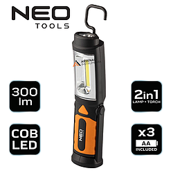 Світильник для майстерні на батарейках 300 лм COB 99-042 NEO