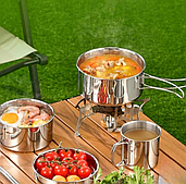 Набори посуду для туризму і пікніка