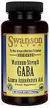 Swanson GABA підвищує гормон росту та тестостерон гама-аміномасляна кислота ГАМК для мозку 750мг 60 капсул, фото 4