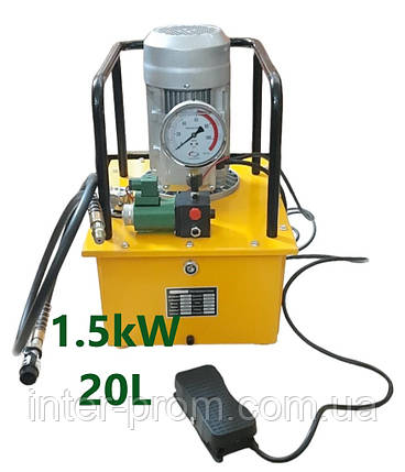 Станція гідравлічна з електромагнітним керуванням СНГ-700В - 1,5kW/20L, фото 1