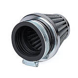 Фільтр нульового опору для мотоцикла скутера карбюратора авто з високою продуктивністю повітряний фільтр нульовик аналог k&n 50мм, фото 6