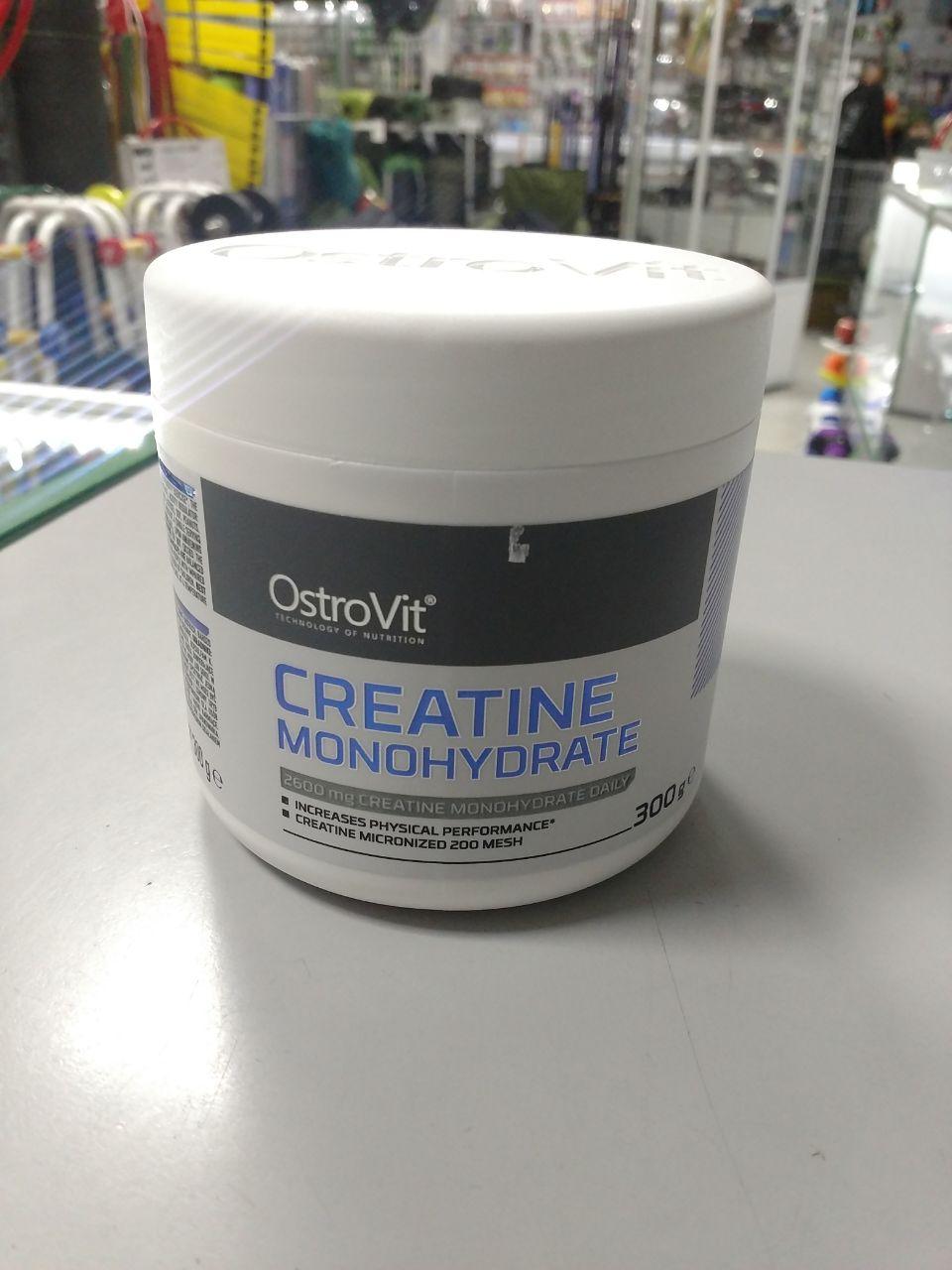 Креатин моногідрат Creatine Ostrovit 300г апельсин