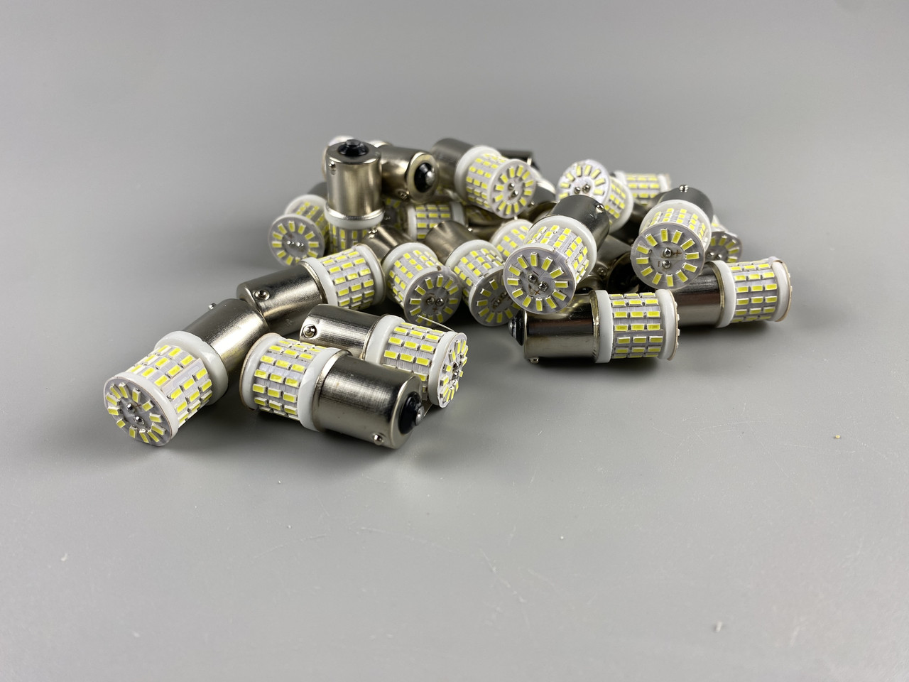 Лампа LED стоп-сигнал покажчик повороту 12V 57 led діодів цоколь 1156 BA15s, фото 1
