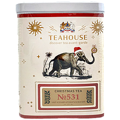 Чай чорний новорічний №531 Тіхаус Teahouse ж/б 250g 6шт/ящ (Код: 00-00015531)