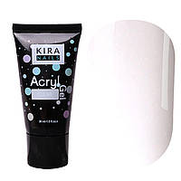 Полигель для наращивания ногтей прозрачный Kira Nails Acryl Gel 30 мл