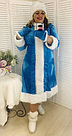 Шикарне новорічне плаття Снігуронька До комплекту входить Шапка Тканина велюр 50-52,54-56