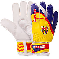 Рукавички клубні воротарські Барселона BARCELONA  FB-0187-7 (розмір 8-10)