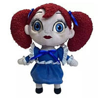 М'яка іграшка лялька Поппі / Poppy playtime / Поппі з плейтайм сестра Хагі Вагі (Чорне волосся)