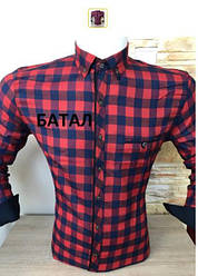 Сорочки батальні в клітку