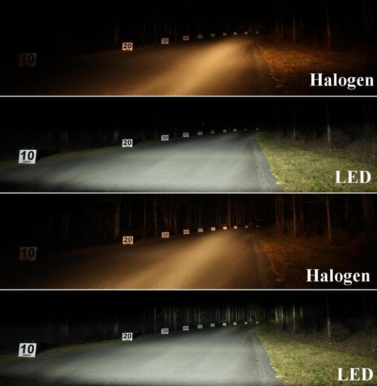 Авто-лампы H4 COB LED 6000K светодиодные лед лампочки лучше за галогеновые ксенон ДХО DRL - фото 4 - id-p365910350